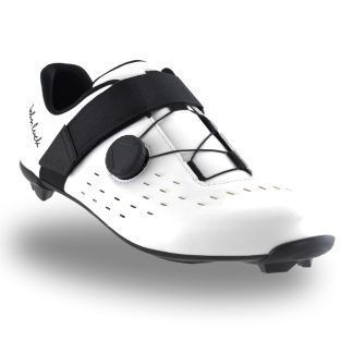 Zapatillas Ciclismo Carretera Blancas John Luck Ellipse 01