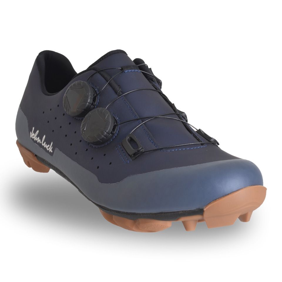 Zapatillas MTB John Luck Captur azul eléctrico vista lateral