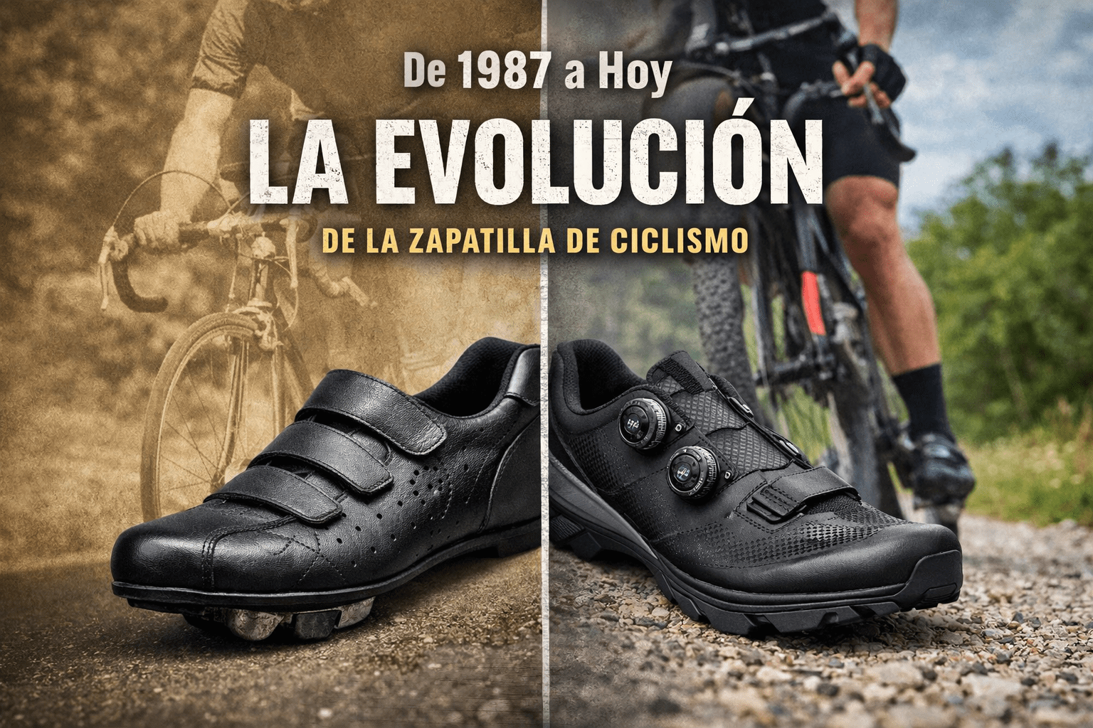 Cómo ha cambiado la zapatilla de ciclismo desde 1987