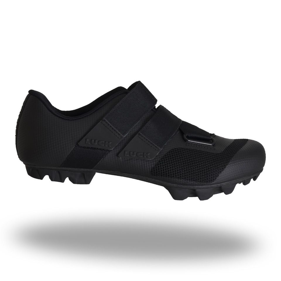 vista lateral zapatillas MTB negras Berlin