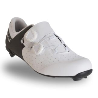 zapatillas ciclismo carretera blancas con suela de carbono Palma John Luck