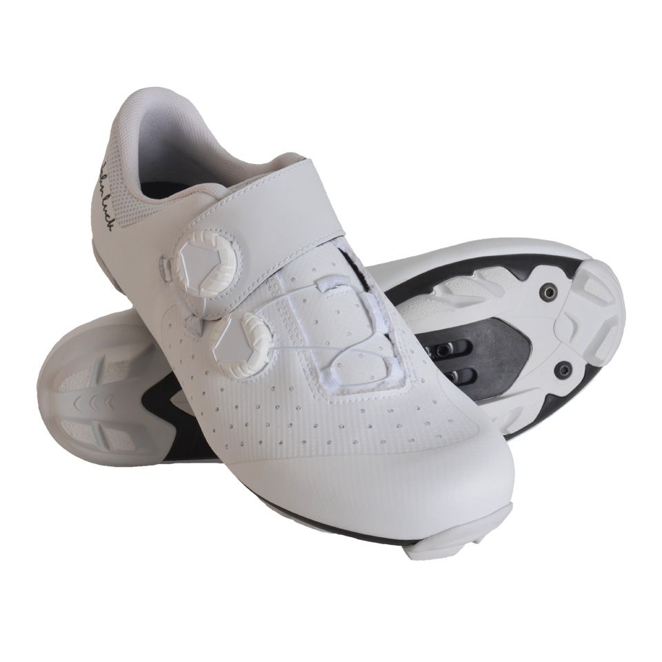 Zapatillas de ciclismo MTB John Luck Palma con suela de carbono y compatibilidad con calas de dos tornillos.