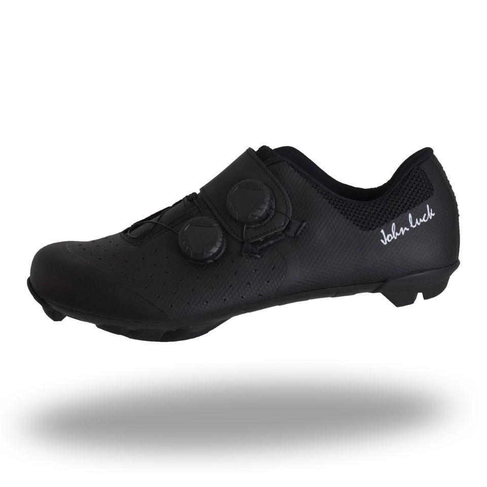 zapatillas mtb john luck palma negras vista lateral
