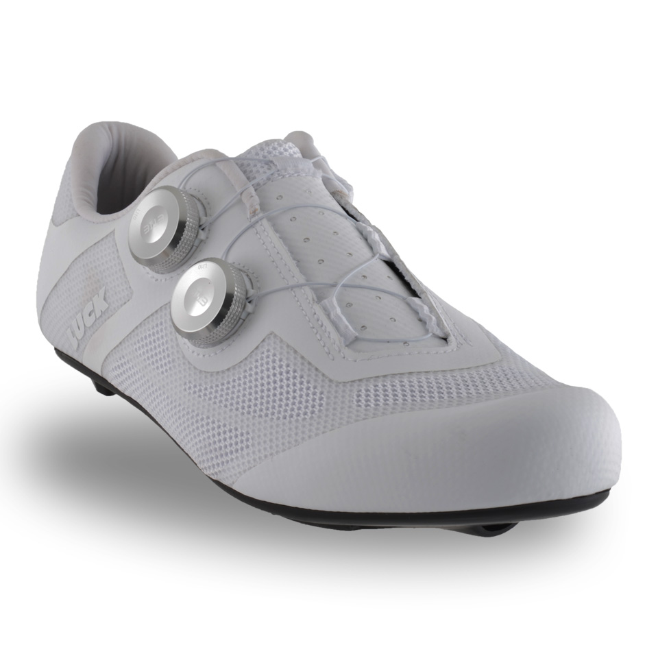 John Luck Auris zapatillas de carretera para juanetes blancas